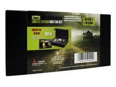 AMC The Walking Dead Dog Tag Limited Edition Set 4 of 4