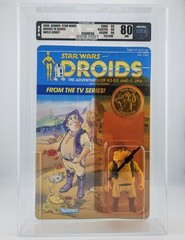 AFA 80 Star Wars Vintage Kenner Droids Uncle Gundy UNPUNCHED Sealed RARE NICE