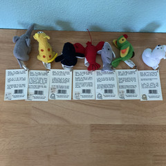 1997 Princess Soft Toys WeeBeanies Lot of 7 w/ Tags First Editions of 12