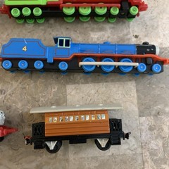 Vintage ERTL Thomas the Tank Engine Diecast Train Lot of 7 80s 90s Harold Gordon