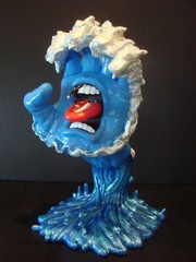 WAVE HAND Custom Kidrobot Santa Cruz Skateboards Screaming Hand Figure
