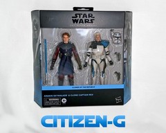 Star Wars Black Series ANAKIN SKYWALKER and CAPTAIN REX Clones of Republic Set