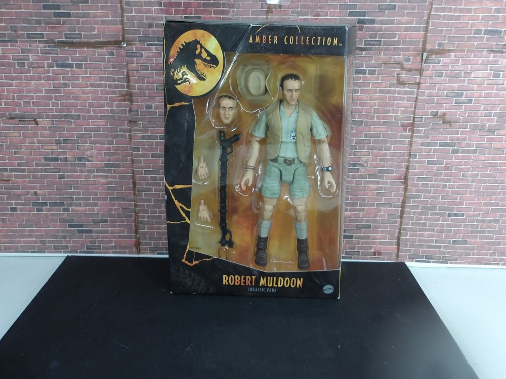 Jurassic Park World Amber Collection Robert Muldoon Bob Peck Actor 6″ figure1/12