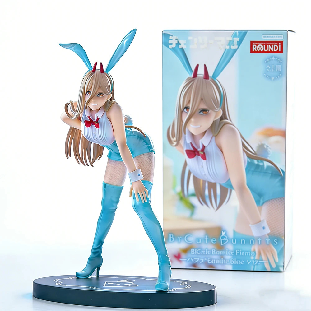 20cm Chainsaw Man Anime Figure – Power Bunny Girl PVC Toy for Collection & Decor