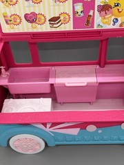 Shopkins Glitzi Ice Cream Truck Playset Food Fair Moose Toys Incomplete
