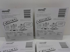 SUPER7 M.U.S.C.L.E. MUSCLES STREET FIGHTER II SET OF 4 PACKS NERD BLOCK VERSION