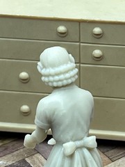 1:24 1950 Dollhouse Mom and Toddler Baby Child Inspired by Marx