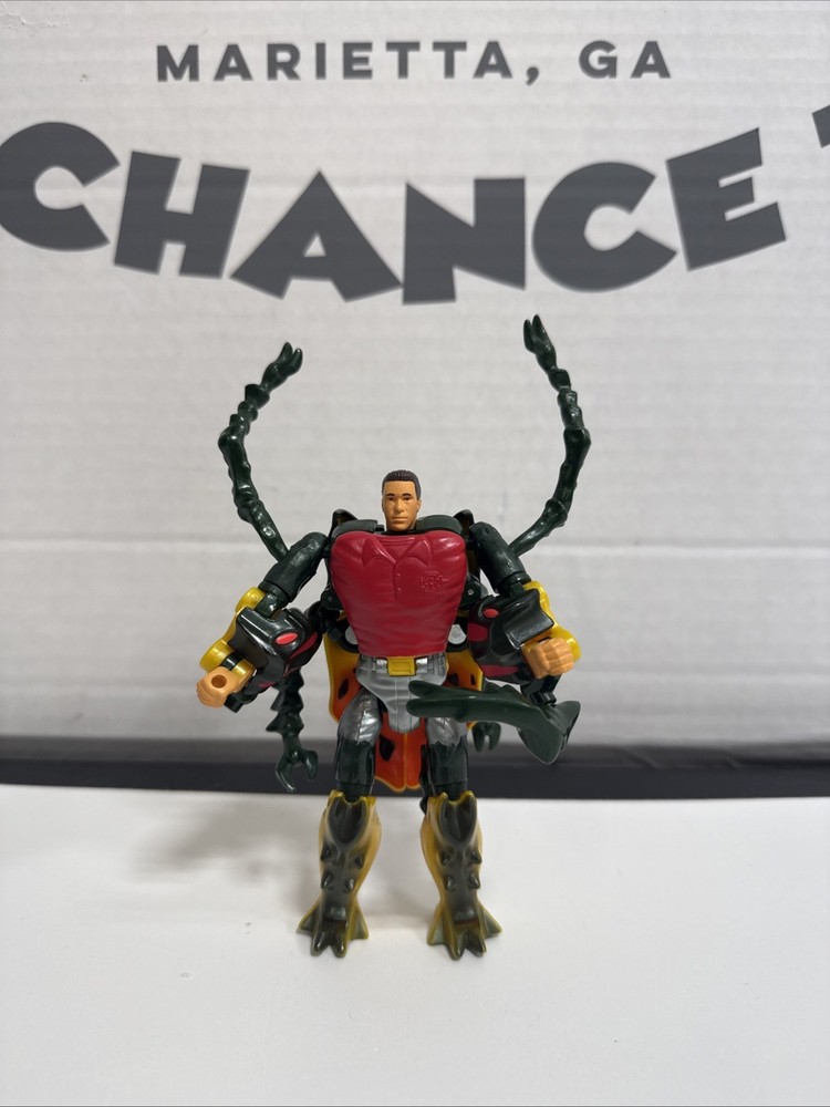 Hasbro Transformers Deluxe Animorphs MARCO/BEETLE – Missing Leg