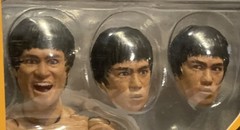 BRUCE LEE BANDAI action figure NIB NEW SEALED Interchangeable Heads! Mint! WOW!
