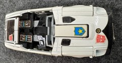 G1 PROWL ~ TRANSFORMERS ~ Highway Patrol Police Car Windshield Gen 1