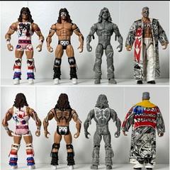 Ultimate Warrior WWE Mattel Elite Legends 1/5 Defining Moments 1/15 Set ALL 4