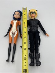 2 Miraculous Ladybug Dolls: Cat Noir 11″ Action Fashion Doll Figure Toy T4