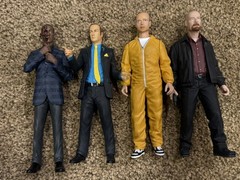 Breaking Bad Mezco Figure Lot Heisenberg Walter White Jesse Gus Saul Goodman