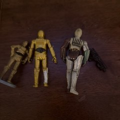 3 Y2ks C-3PO Action Figures