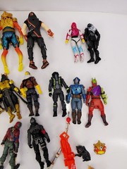 Used Lot of 16 Fortnite Action Figures Hasbro Mixed Lot