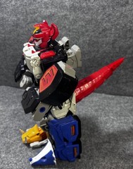 1991 Bandai Deluxe Dino Megazord Robot Mighty Morphin Power Rangers Incomplete