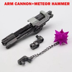 3D DIY Arm Cannon + Meteor Hammer Weapon Upgrade Kit For SS114 Megatank USA