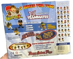 Lil’ Teammates Cardinals Batter Umpire Pitcher MLB Collectible Action Figures