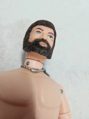 Vintage Hasbro GI Joe Adventure Team Hair Flocked Beard Action Figure 12″