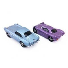 2-Pack Set Cars 2 Finn McMissile & Holley Shiftwell Die-Cast Model 1:55 Toy Gift