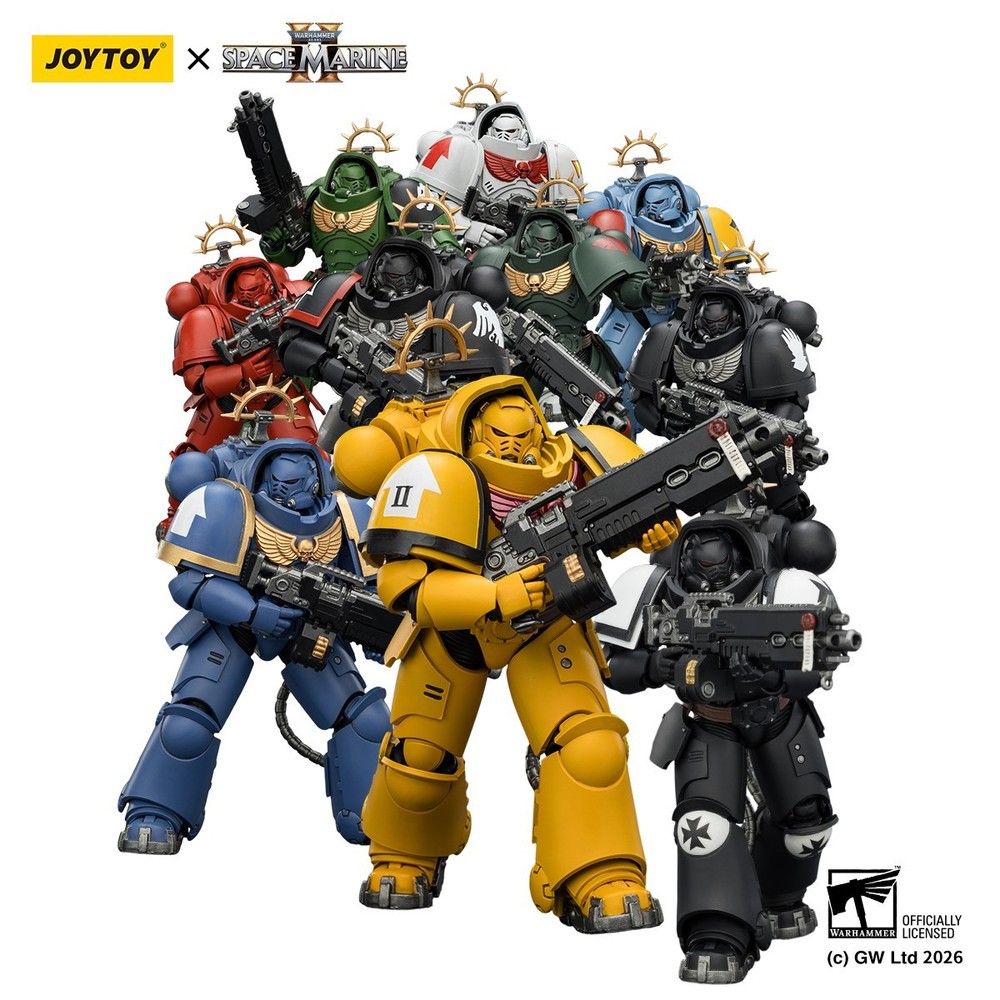 JOYTOY 1/18 action figures Space Marines 2 Warhammer 40K Heavy Intercessor