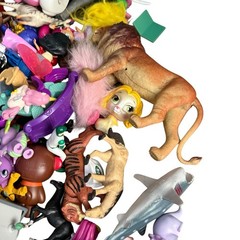 Random Lot Of Mixed Little Toys Boys Girls Play Animals Action Figures More