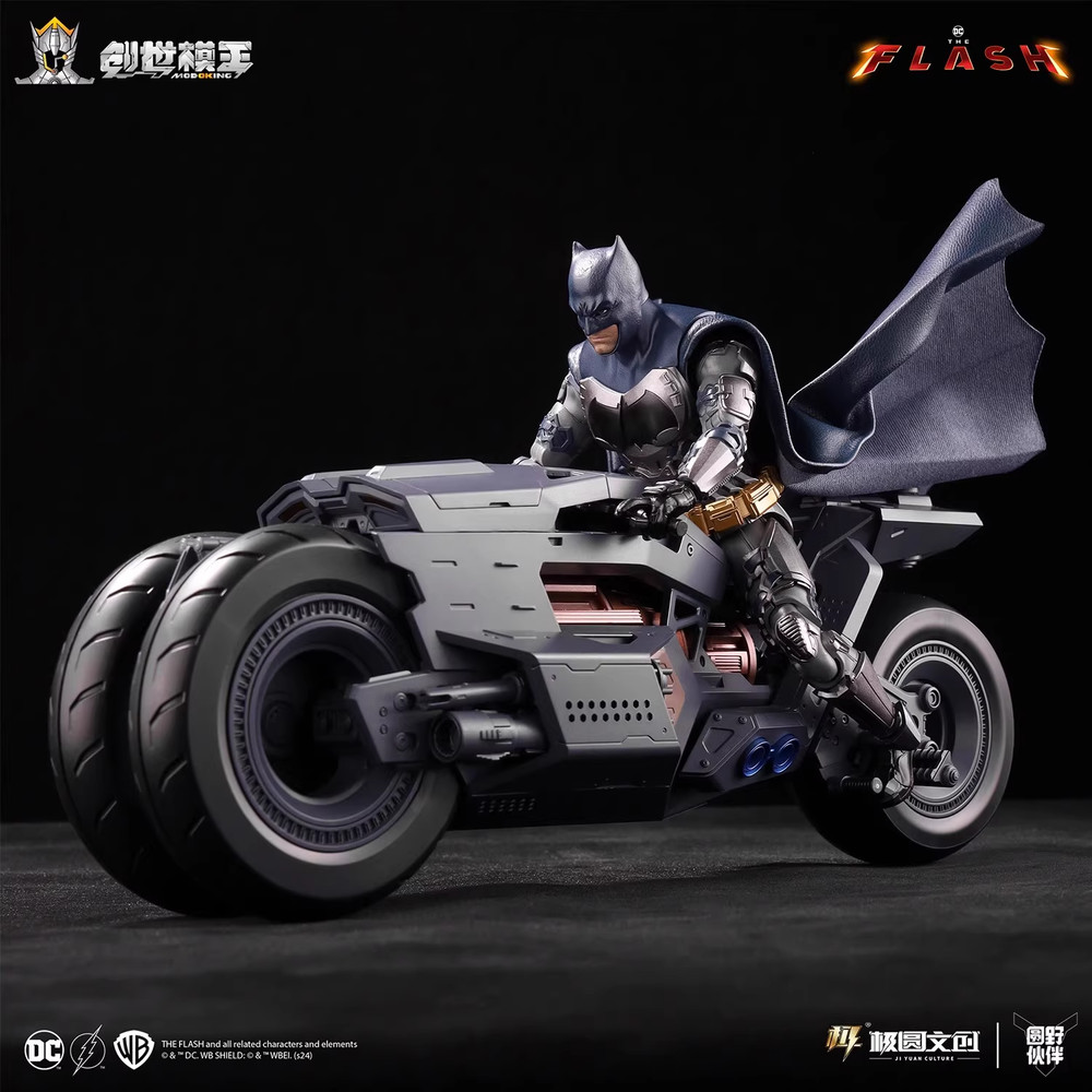 MODOKING Batman Ben Affleck Motorcycle Assembled model Toy Kit In Stock L:28CM