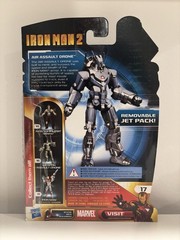 Marvel Iron Man 2 Movie Series #17 Air Assault Drone 3.75” Figure Hasbro