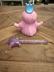 Hasbro My Little Pony Bushwoolie Action Figure Plastic Pink Blue Purple w/ Wand