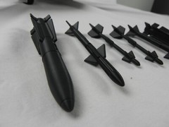 3D Printed Replacement Munitions Set of 6 Missiles for 1983 Gi Joe Sky Striker