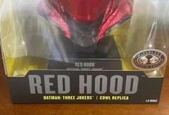 RED HOOD (Batman: Three Jokers) 1:3 McFarlane Cowl Replica Platinum DC SEALED