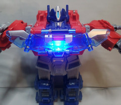 Transformers Optimus Prime Electronic Talking Light-Up Action Figure Works