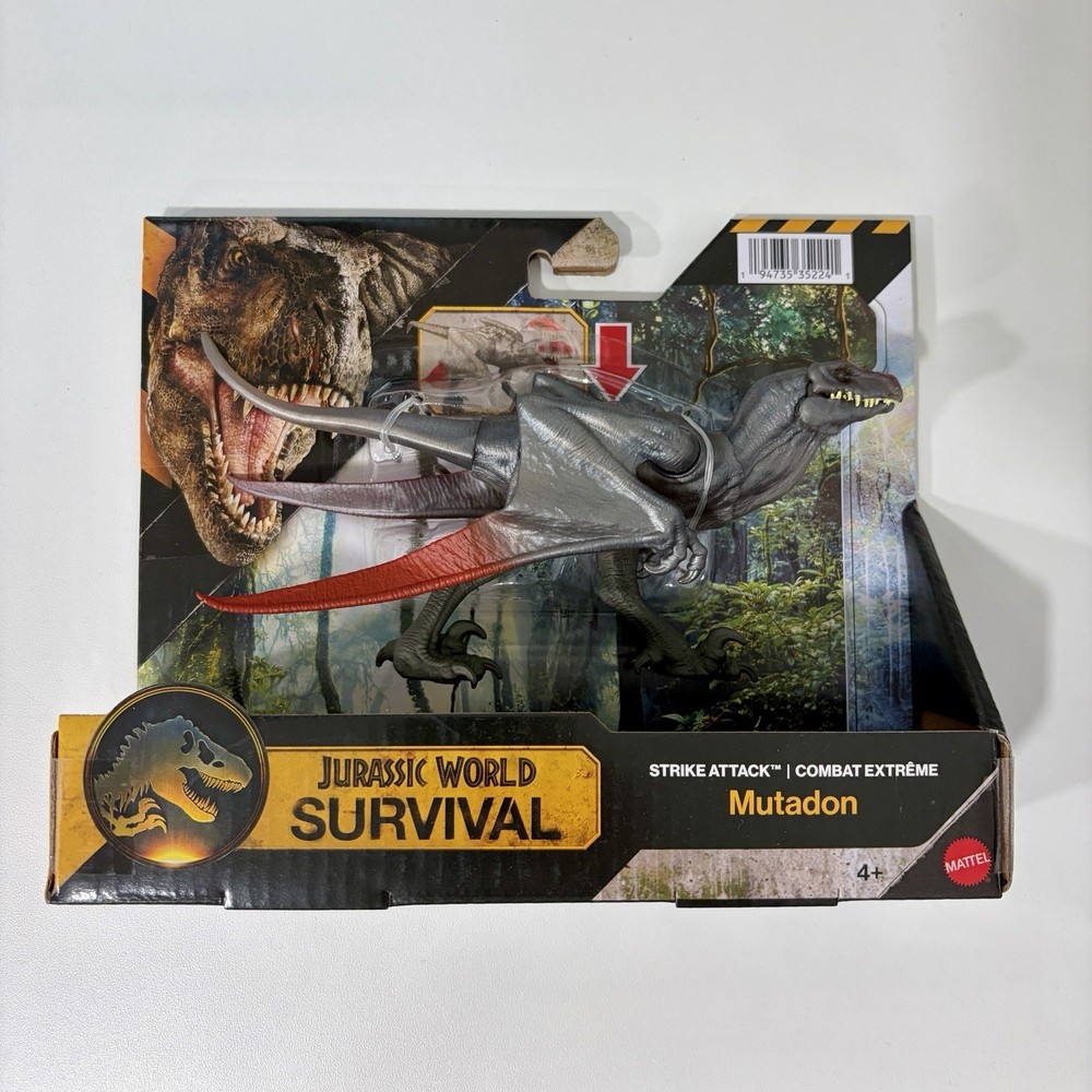 Jurassic World Survival Strike Attack Mutadon Action Figure Mattel Toy New