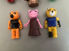 Roblox Piggy Figures Lot Of 6 Series 1 /Phat Mojo/Billy/Fox/Gold/Parasee +