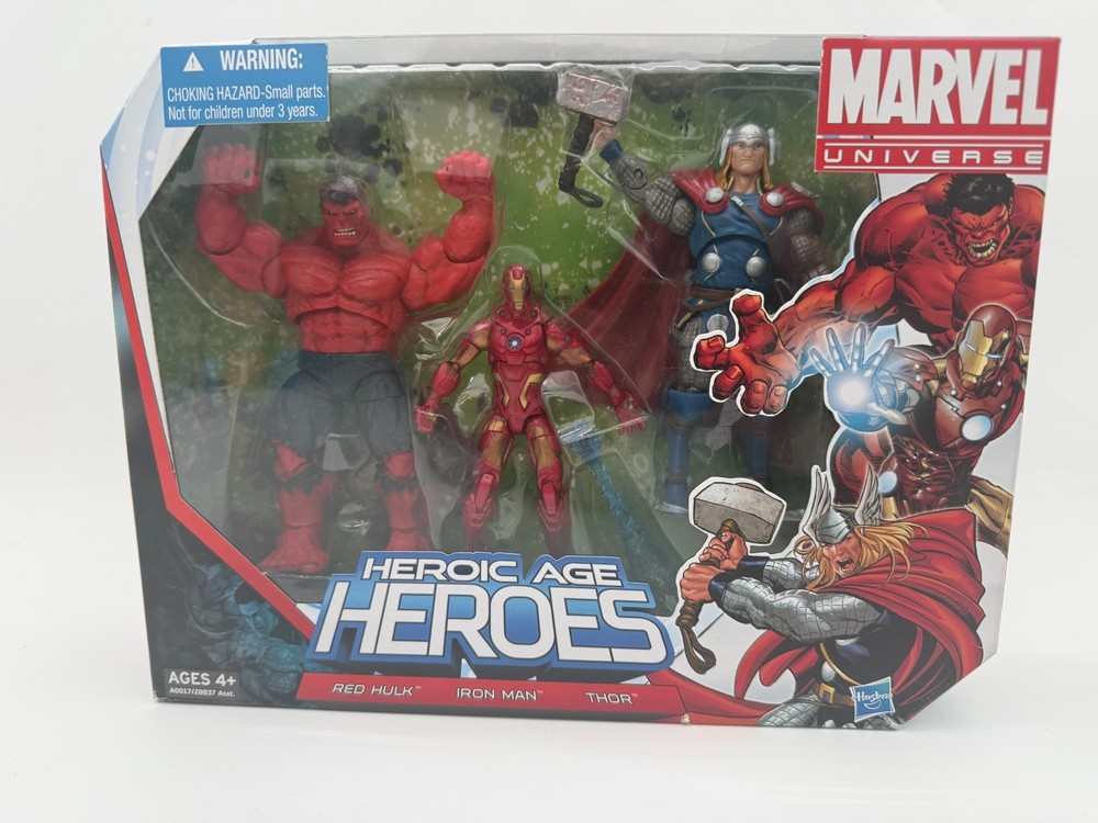 Hasbro Heroic Age Heroes IRON MAN HULK THOR Action Figure 3 Pack