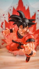 Demoniacal Fit Dragon Ball Z SHF Son Goku Kaio Ken Scarlet Martial Artist 16000