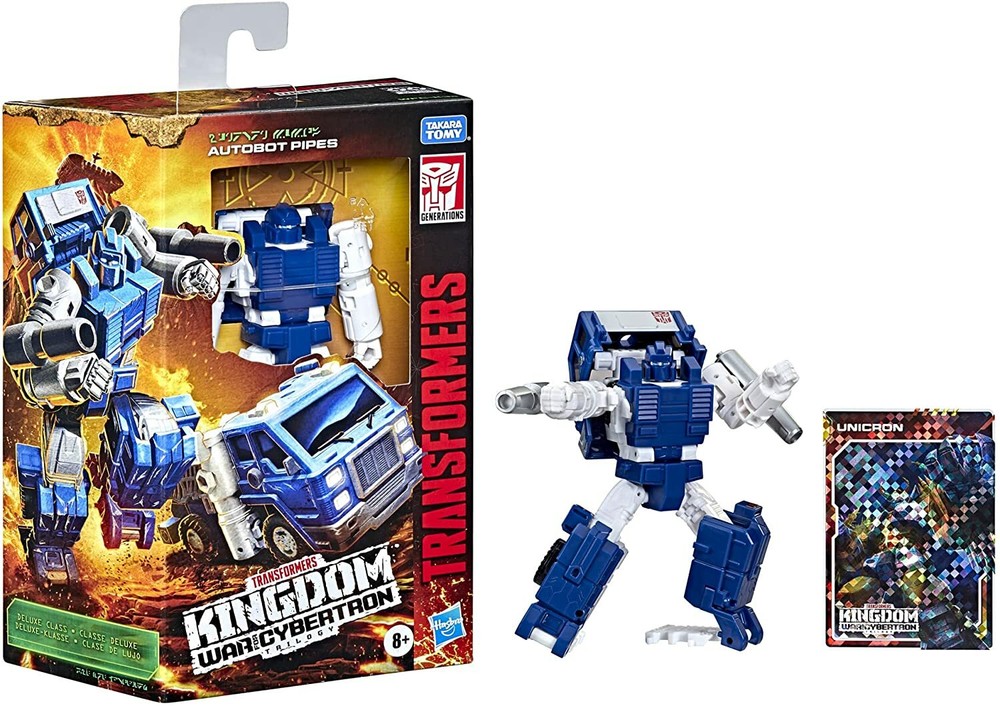 Hasbro Transformers War for Cybertron Kingdom K32 Autobot Pipes Deluxe Class