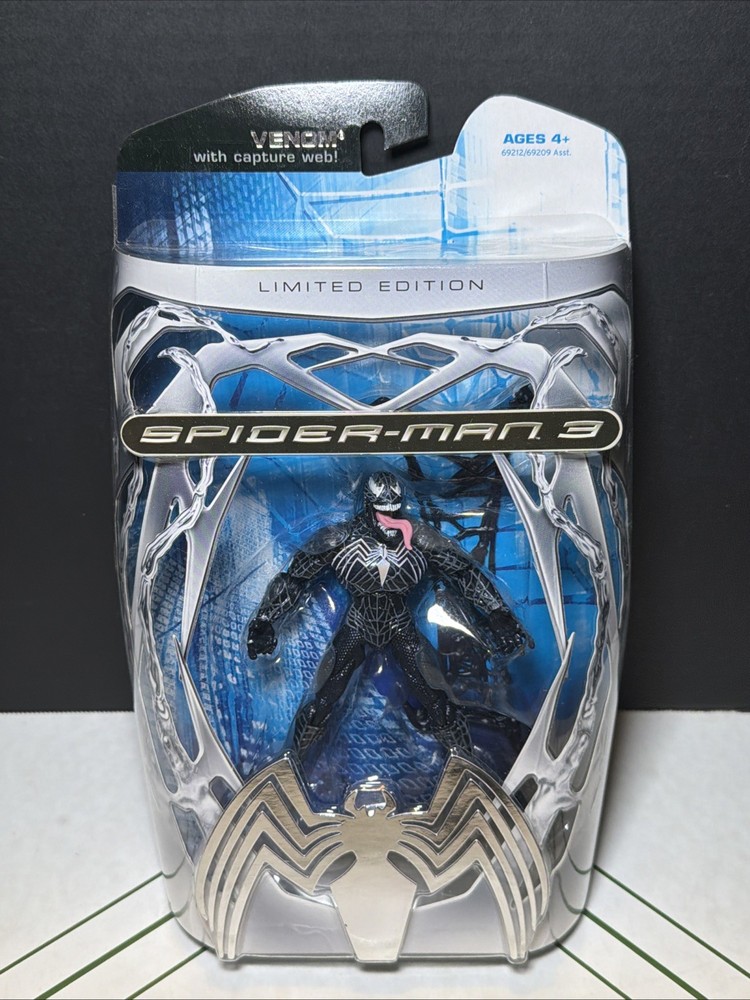 Spider-Man 3 Venom w Capture Web Action Figure 2007 Limited Edition New Sealed