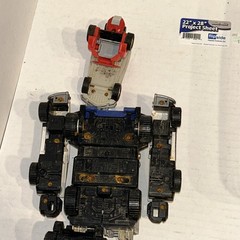 BANDAI Power Rangers Carranger DX RV ROBO TURBO Megazord Japan Damaged A3