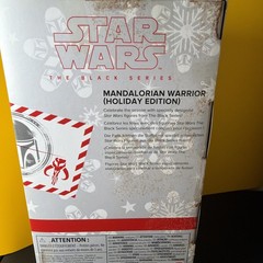 Hasbro Star Wars Mandalorian Warrior Holiday Edition Black Series