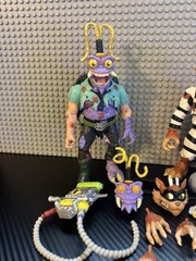 Super7 Teenage Mutant Ninja Turtles Ultimates Rat King, Baxter, Scratch, Scumbug