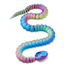 20.87inch 3D Printed Snake Model,Articulated Animals figure,Toys Home Decor