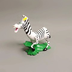 4pcs Anime Cartoon Madagascar Animal Lion Zebra Giraffe Collection Figures