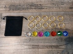 Sonic The Hedgehog Chaos Emeralds and Rings