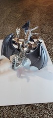 IRON MAN FIN FANG FOOM. AUREUS GOLD DRAGON & ARGENT SILVER DRAGON. TOY BIZ 1995