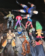 Vintage Action Figures Fudoh Metaluna Monsters Mole Man Frankenstein Jigsaw Ect