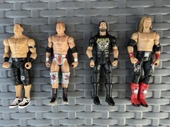 WWE Wrestling Lot Of 4- Different Years Of Figures- Used- Read Description