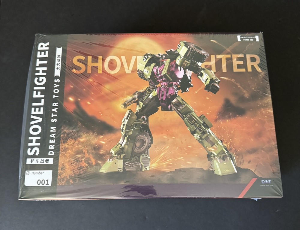 US Shipper New Transformation Dream Star Toys DST02-001 Shovel Fighter Figure