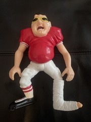 1986 Vintage HG Toy SPORTFREAKS Large CRUTCH CLUTCHER Football Figure 80’s