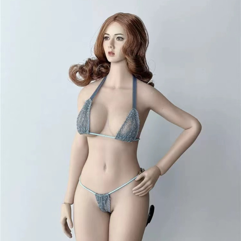 1/6 Scale Black Sexy Underwear Bras Briefs Set Clothes 12″ Female Figure Soldier